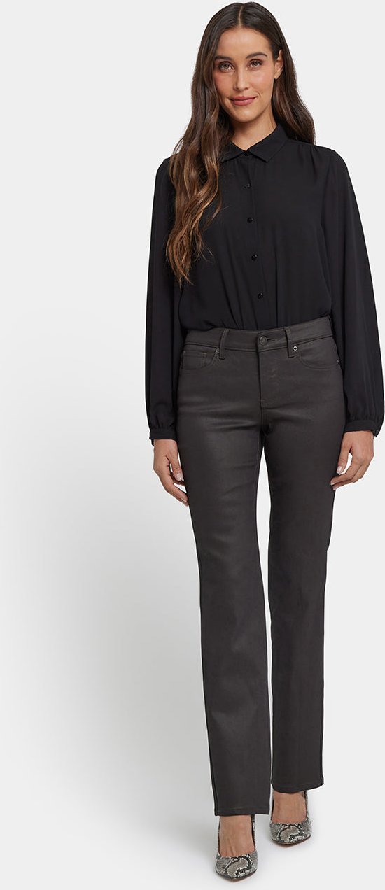 Beschichtete Marilyn Gerade Jeans | Vintage Barnwood Beschichtet