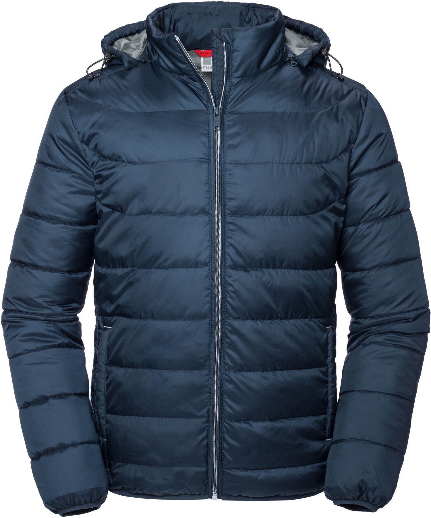 Russell Mens Nano Hooded Padded Jacket (French Navy)
