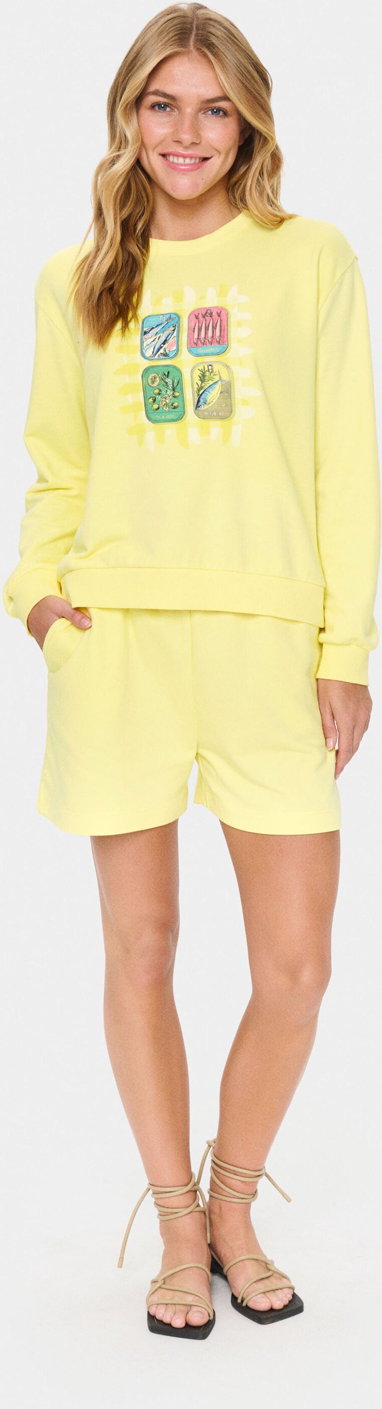 Trackjacket-sweat LolenaSZ Lockere Passform yellow