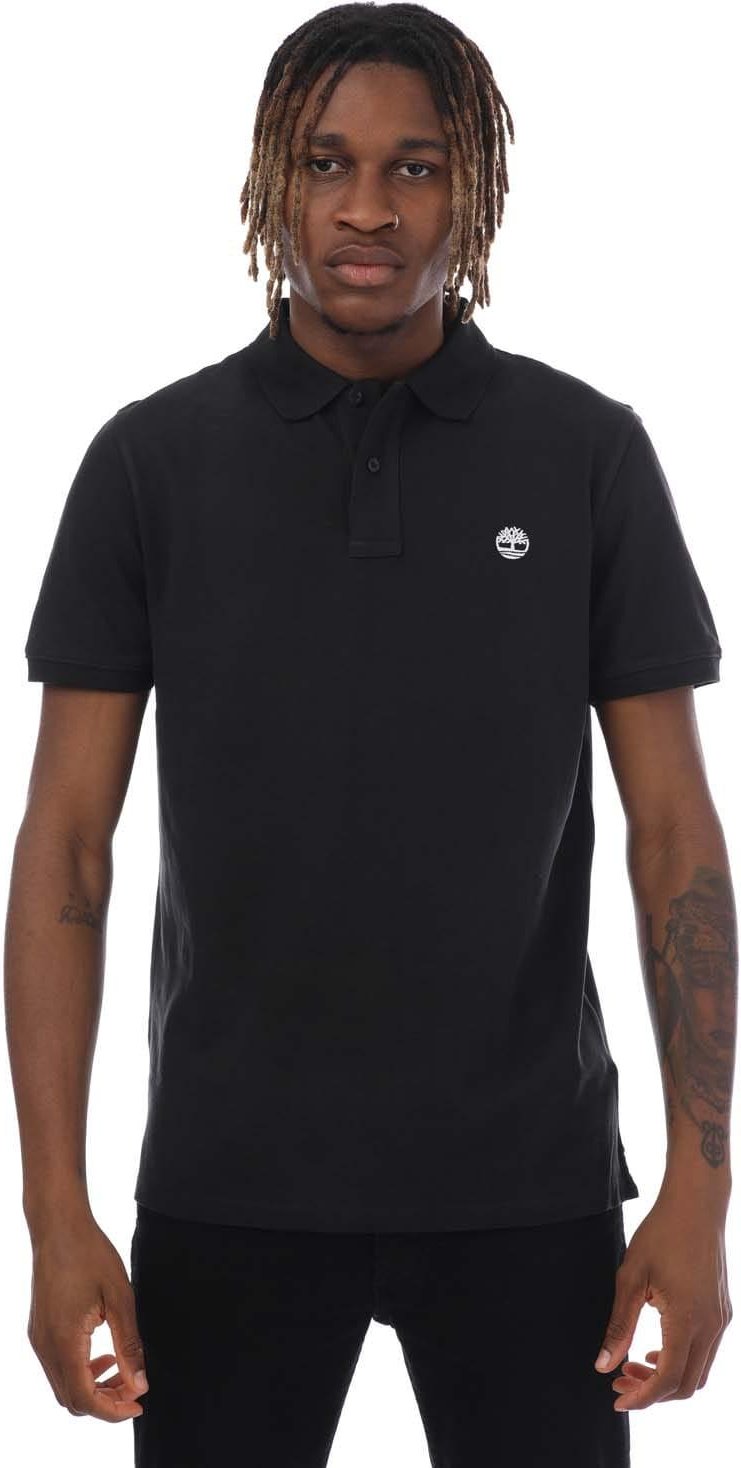 Timberland - "Millers River" Poloshirt für Herren/Damen Unisex (Schwarz)