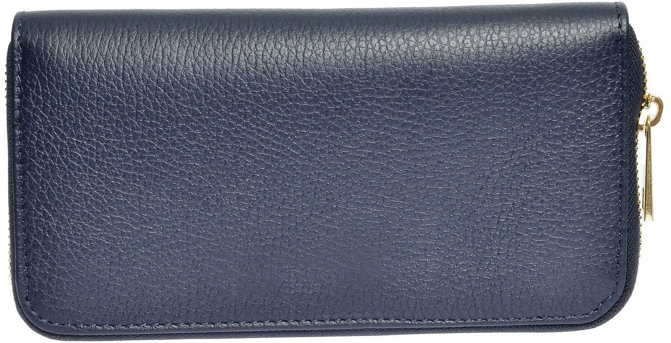 Roberta M Blaue Leder-Handtasche