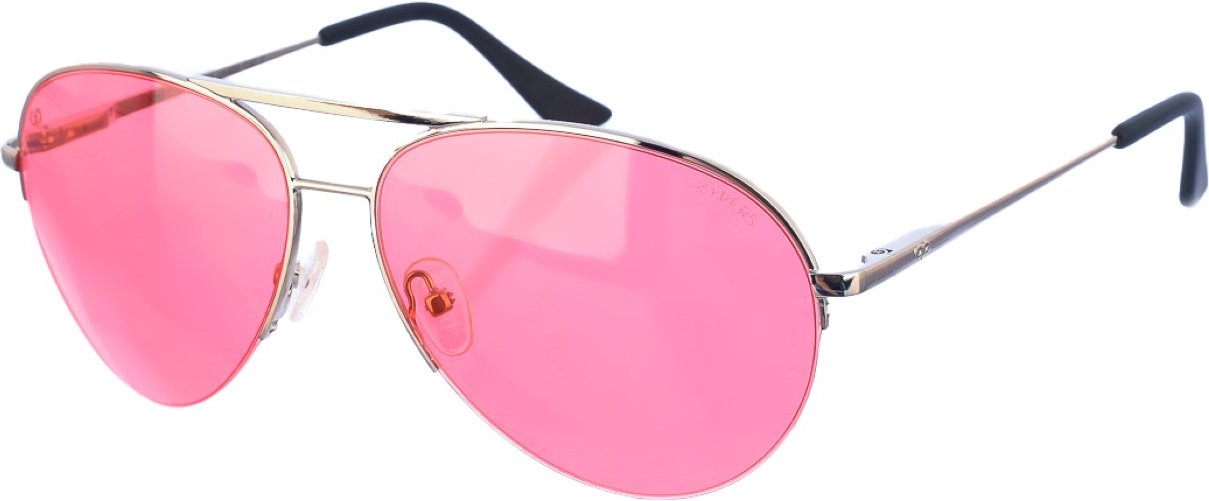 Thumbnail - Maxy Damen-Sonnenbrille aus Metall in ovaler Form