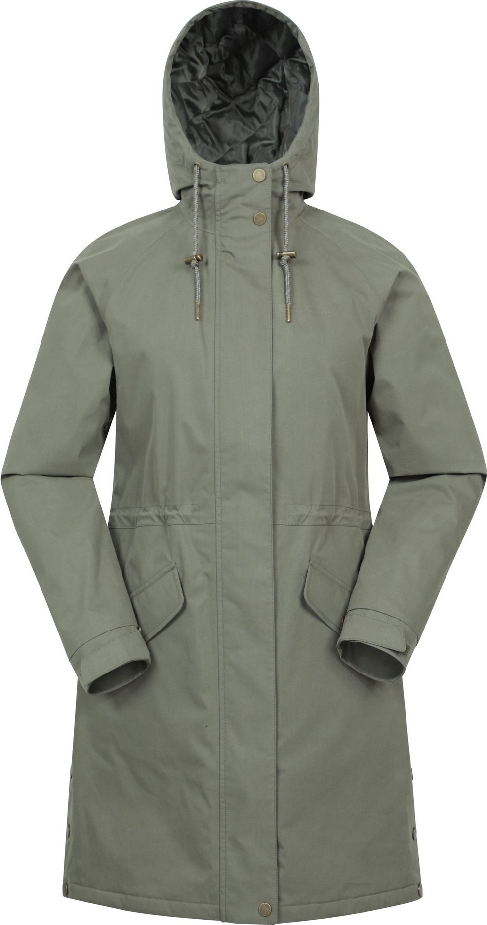 Mountain Warehouse - "Polperro" Jacke, wasserfest Wattiert für Damen (Khakigrün)