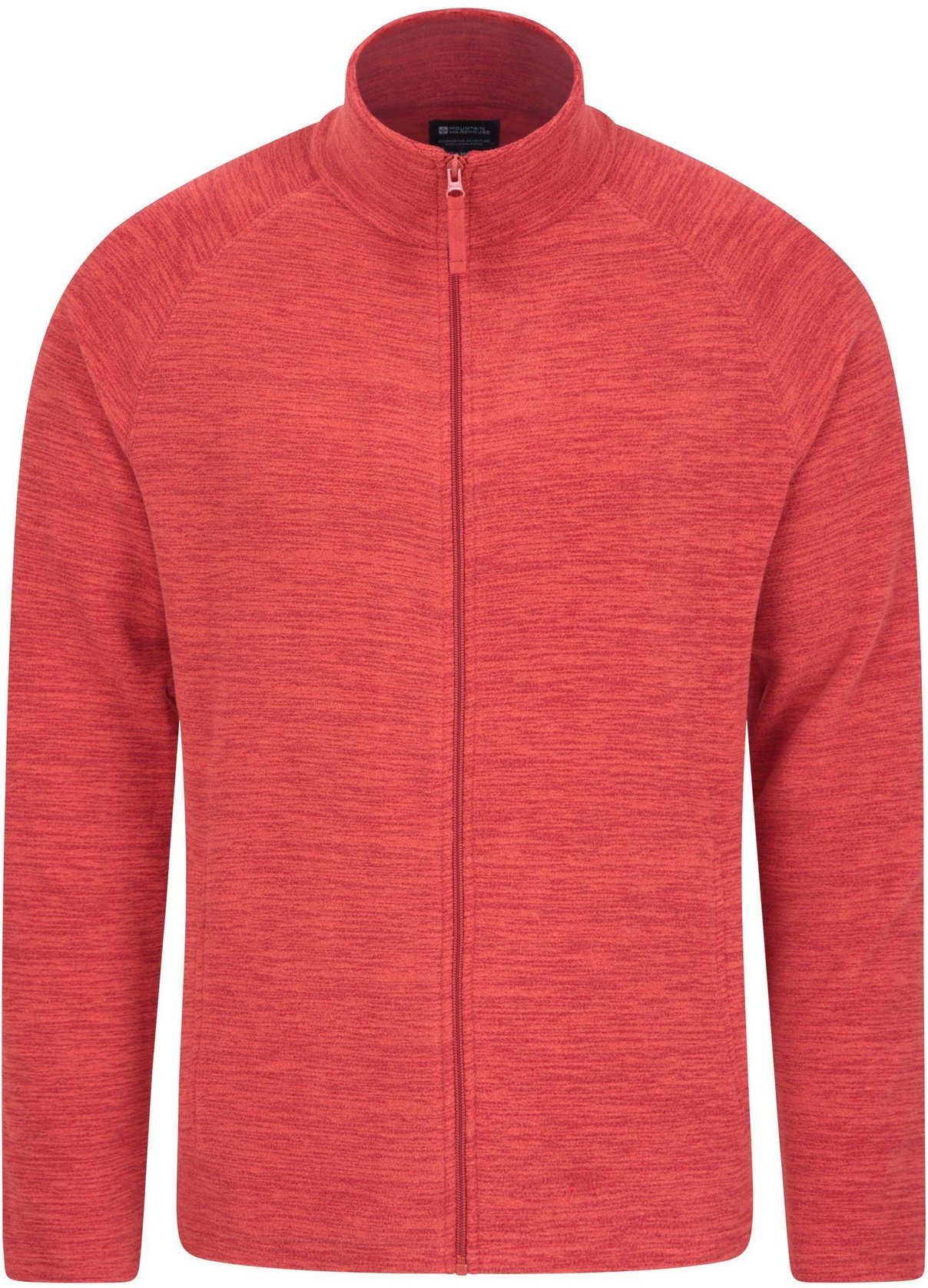 Mountain Warehouse - "Snowdon II" Fleecejacke Durchgehender Reißverschluss für Herren (Rot)