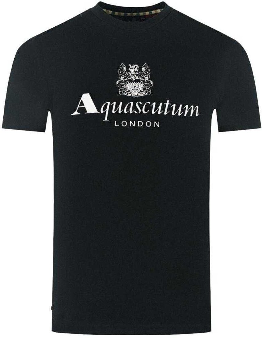 Aquascutum - "London Aldis" T-Shirt für Herren (Schwarz)