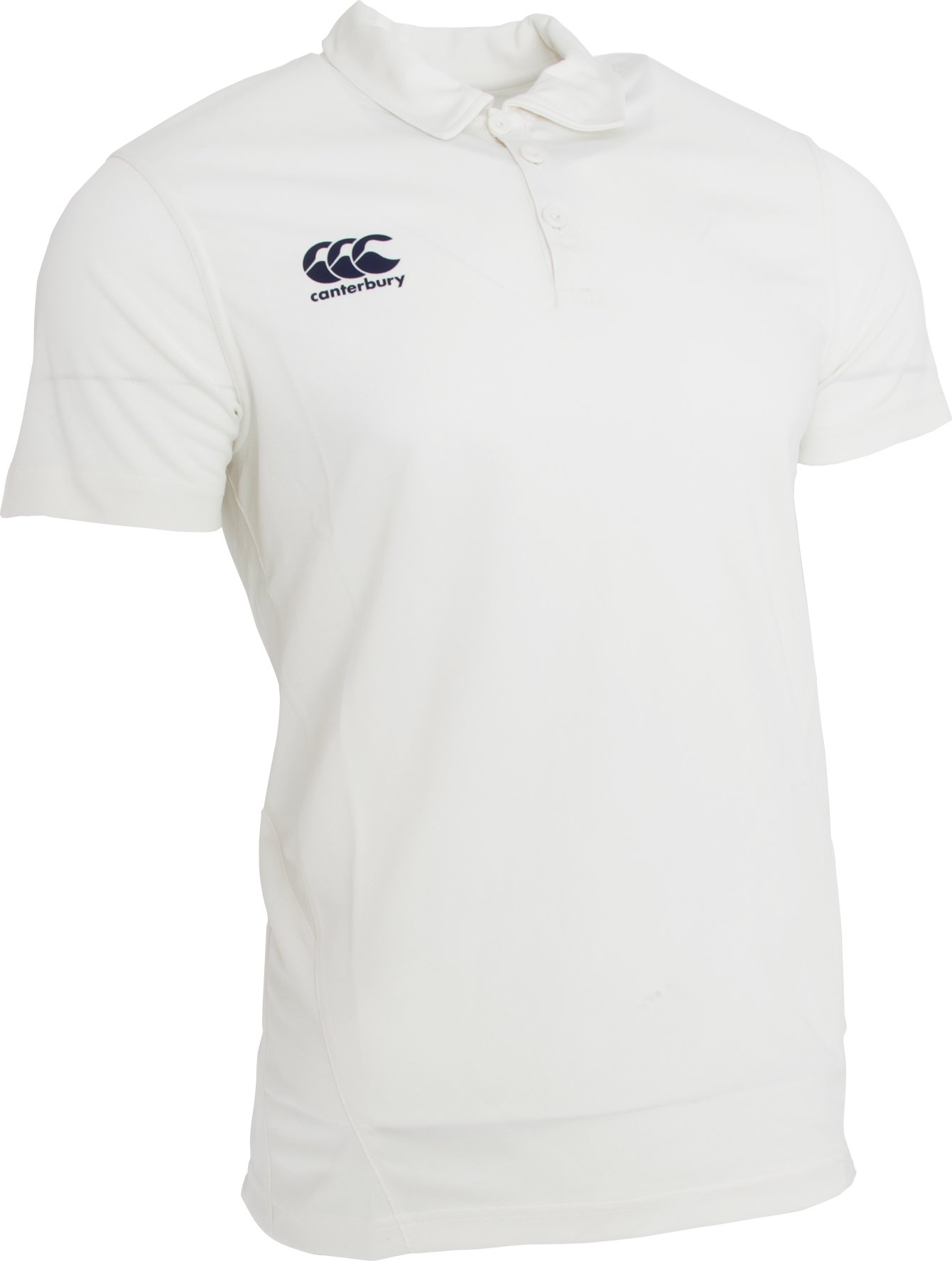 Canterbury Herren Kurzarm Cricket Shirt (Creme)