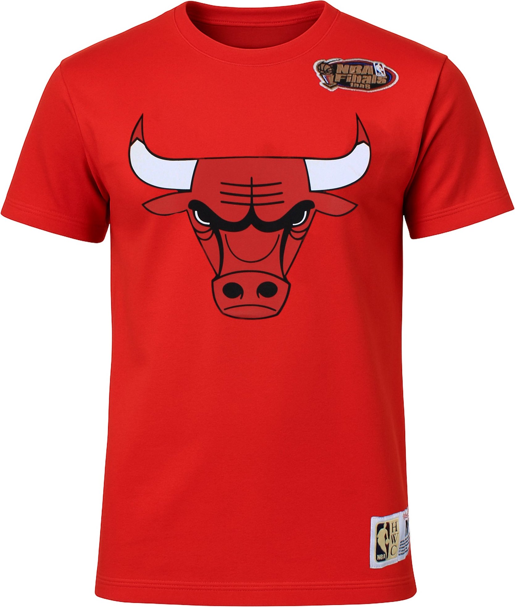 Mitchell & Ness NBA Chicago Bulls Origins Herren Rotes T-Shirt