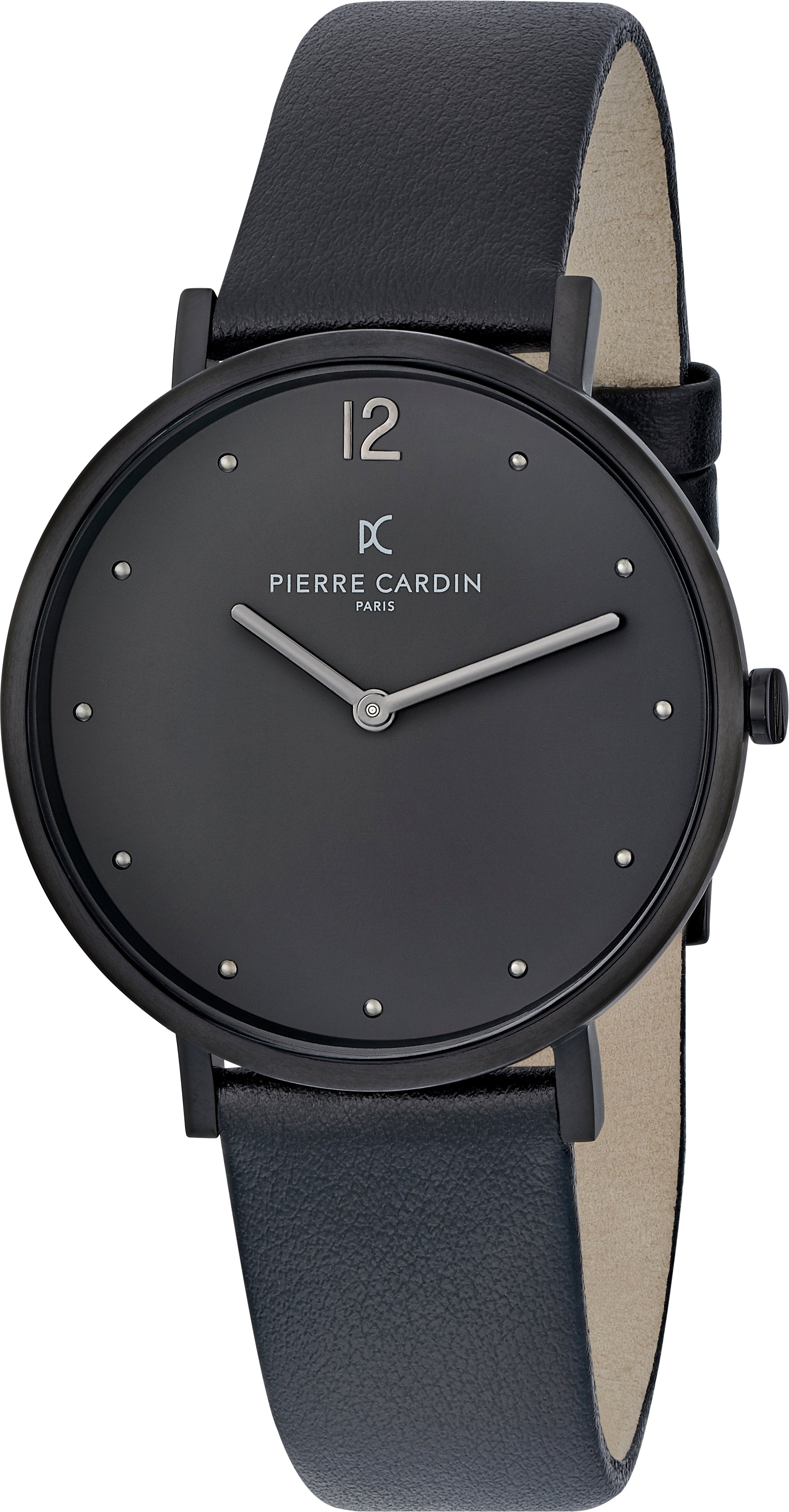 Pierre Cardin Belleville Simplicity Schwarz Unisex Armbanduhr CBV.1021