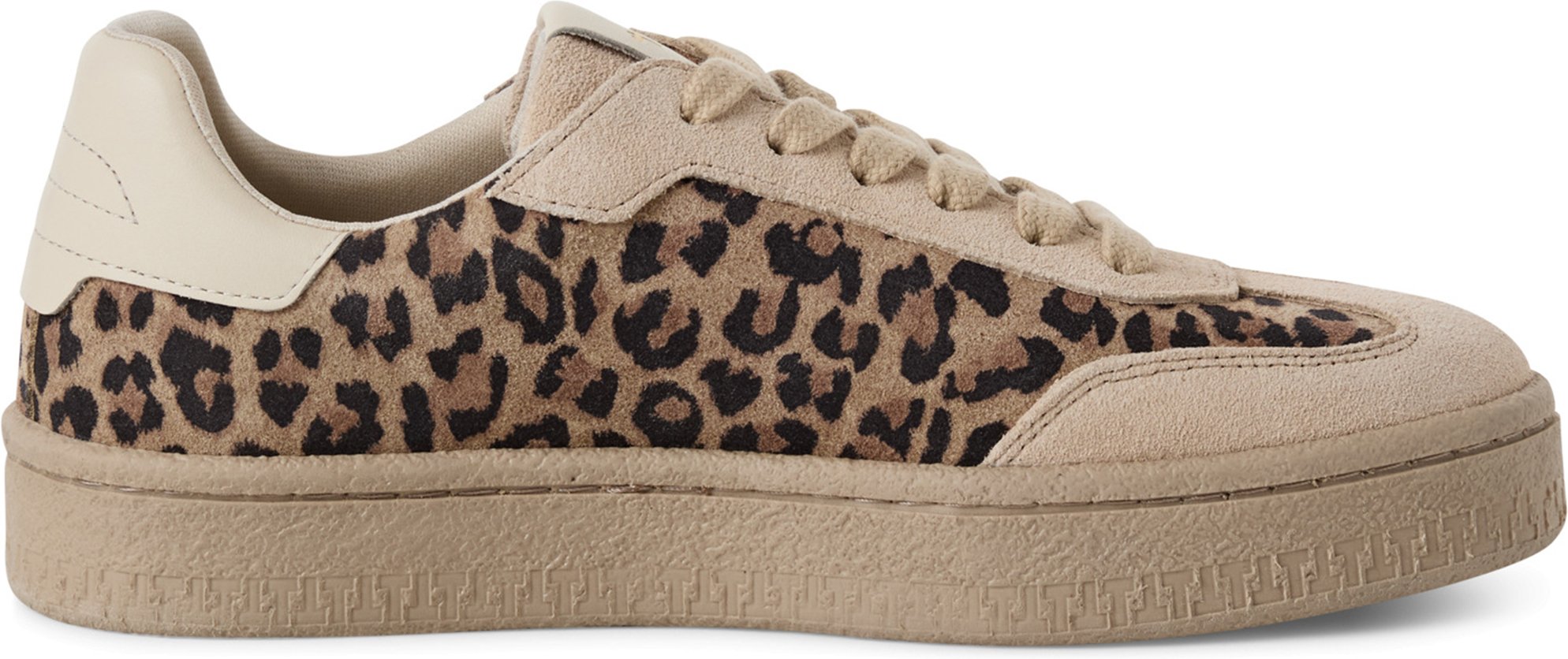 Tamaris Damen Leopard Braun Wildleder Fashion Schnürschuhe