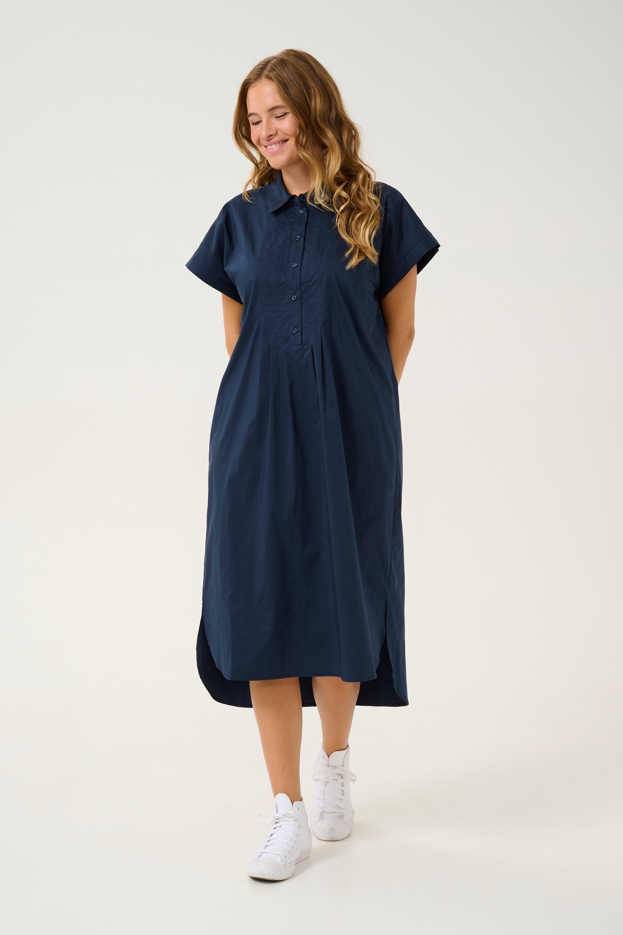 Thumbnail - Kleid Oversize fit Blue Iris blue
