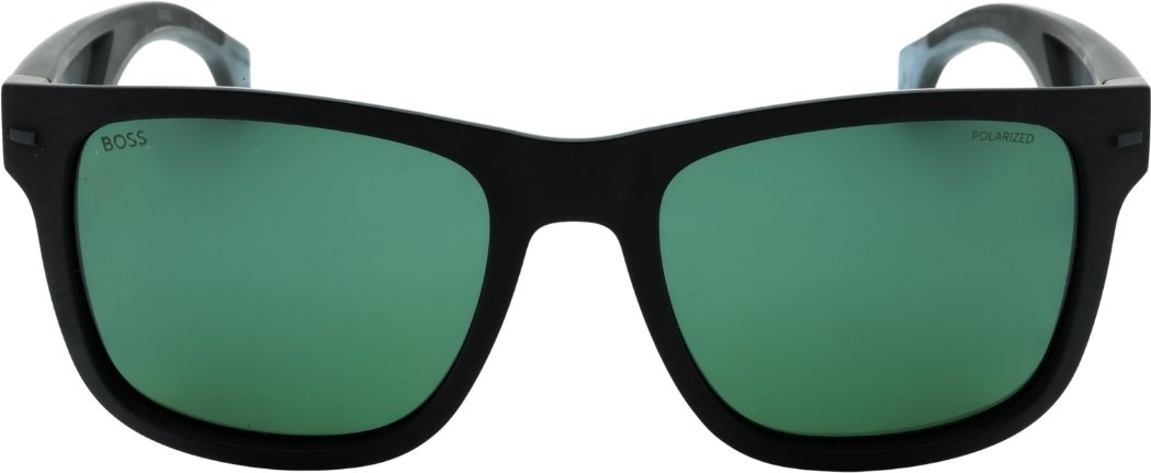 Thumbnail - Hugo Boss grün polarisierte HC OL-Linse mattschwarze Sonnenbrille
