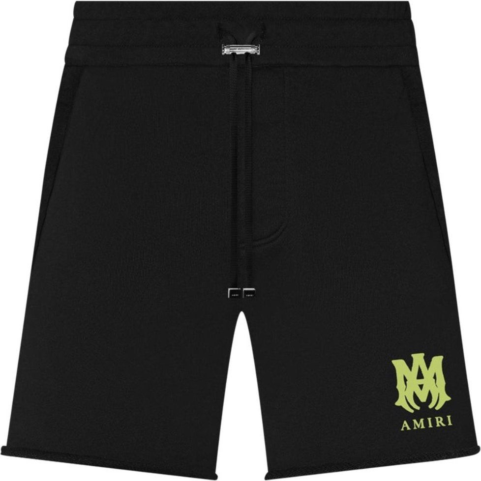 Amiri MA Logo Schwarze Sweatshorts