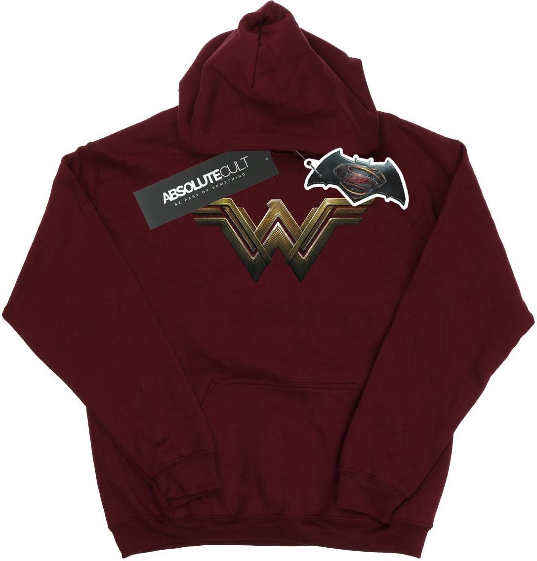 DC Comics - Kapuzenpullover für Damen (Burgunderrot)