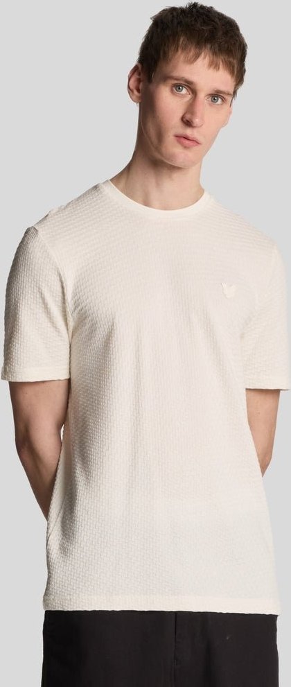 Lyle & Scott Jacquard Sovereign T-Shirt - Argent