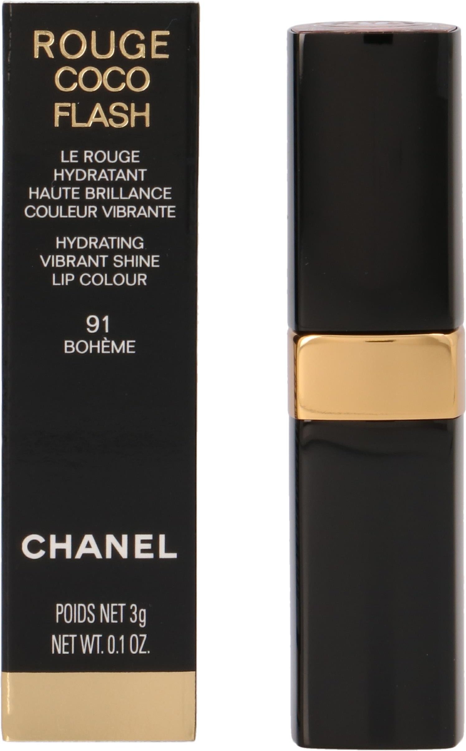 Chanel Rouge Coco Flash Hydrating Vibrant Shine Lip Colour.