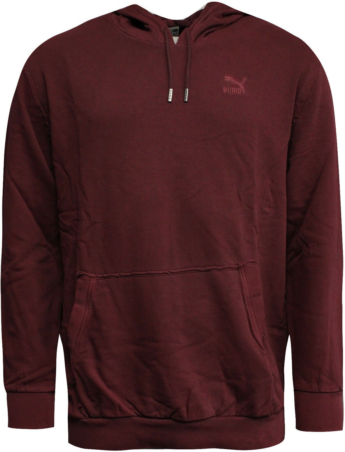 Puma Herren Distressed Pullover Jumper Sweatshirt Hoody Hoodie Wine 575306 01 A17E