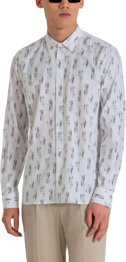 Bedrucktes Langarmhemd