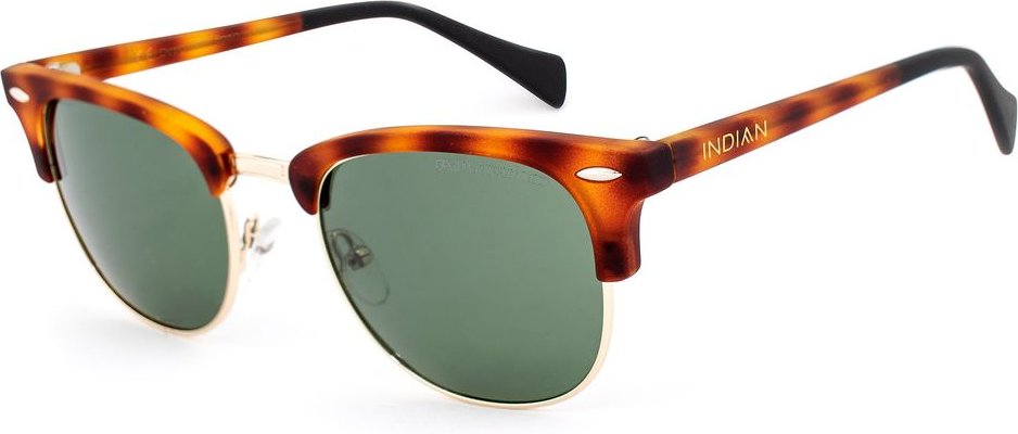 INDIAN Braune Metallsonnenbrille