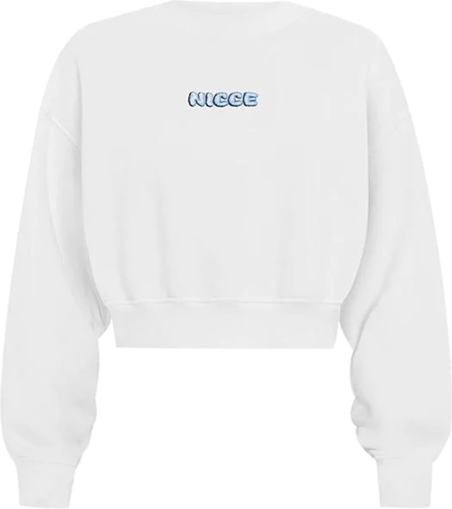 Nicce Anta Womens White Cropped Pullover