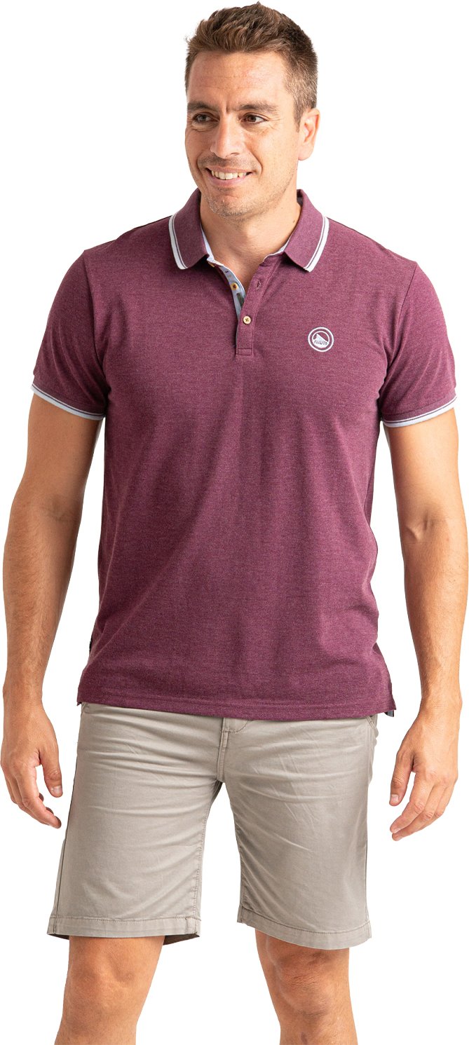 Herren Polohemd mit kurzem Arm, Baumwoll-Melange-Strick PRI2636