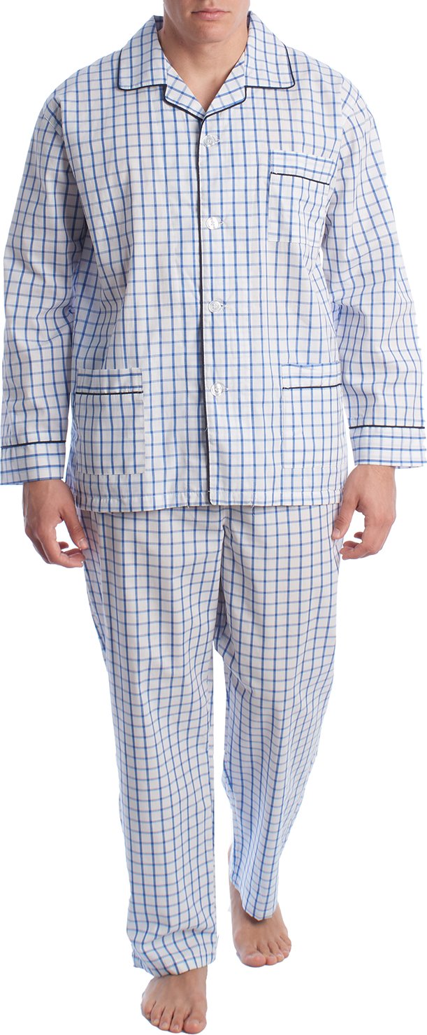 Schlafanzug aus Baumwoll-Popeline für Männer KLP5