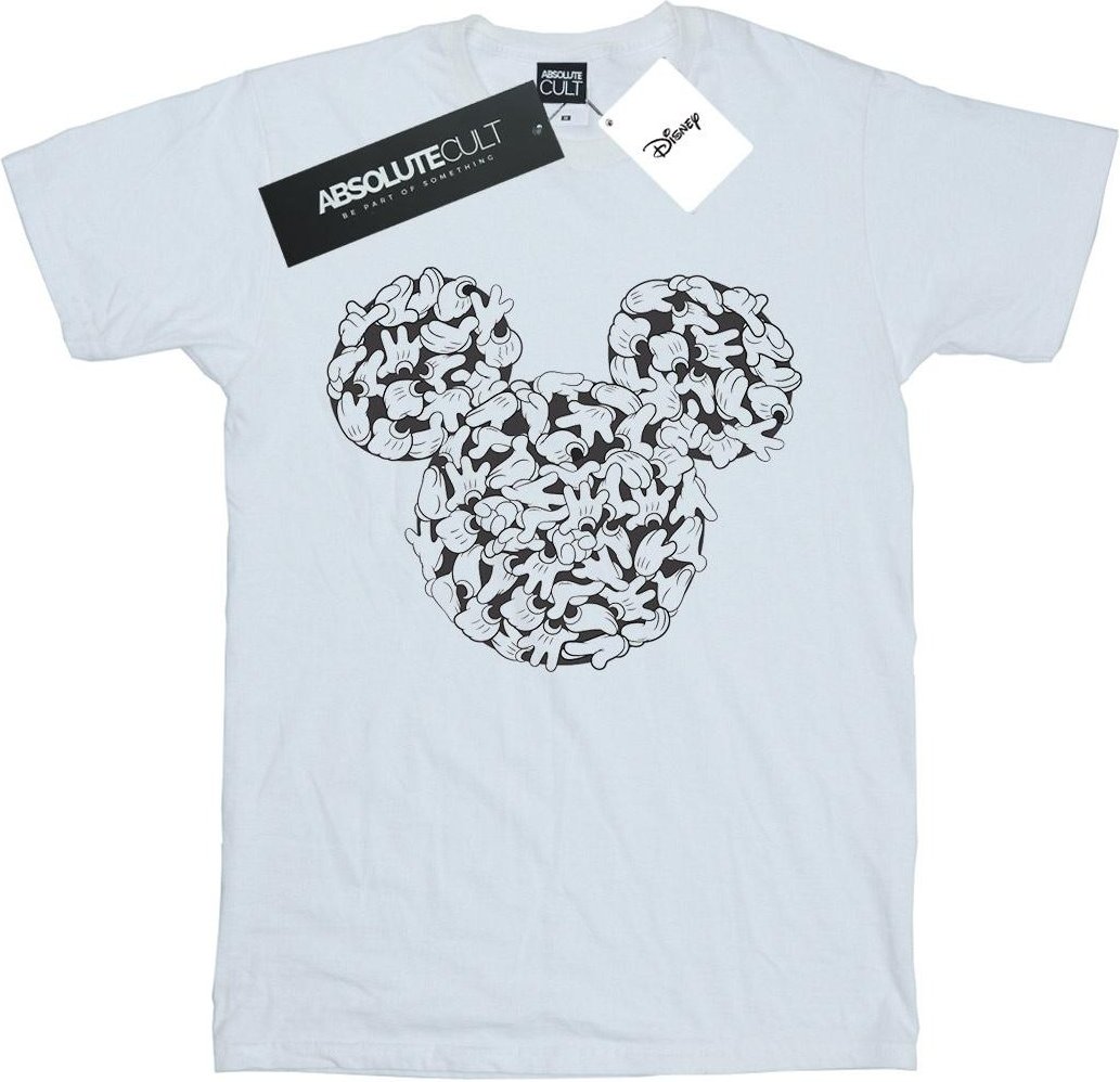Disney - "Head Of Hands" T-Shirt für Herren (Weiß)