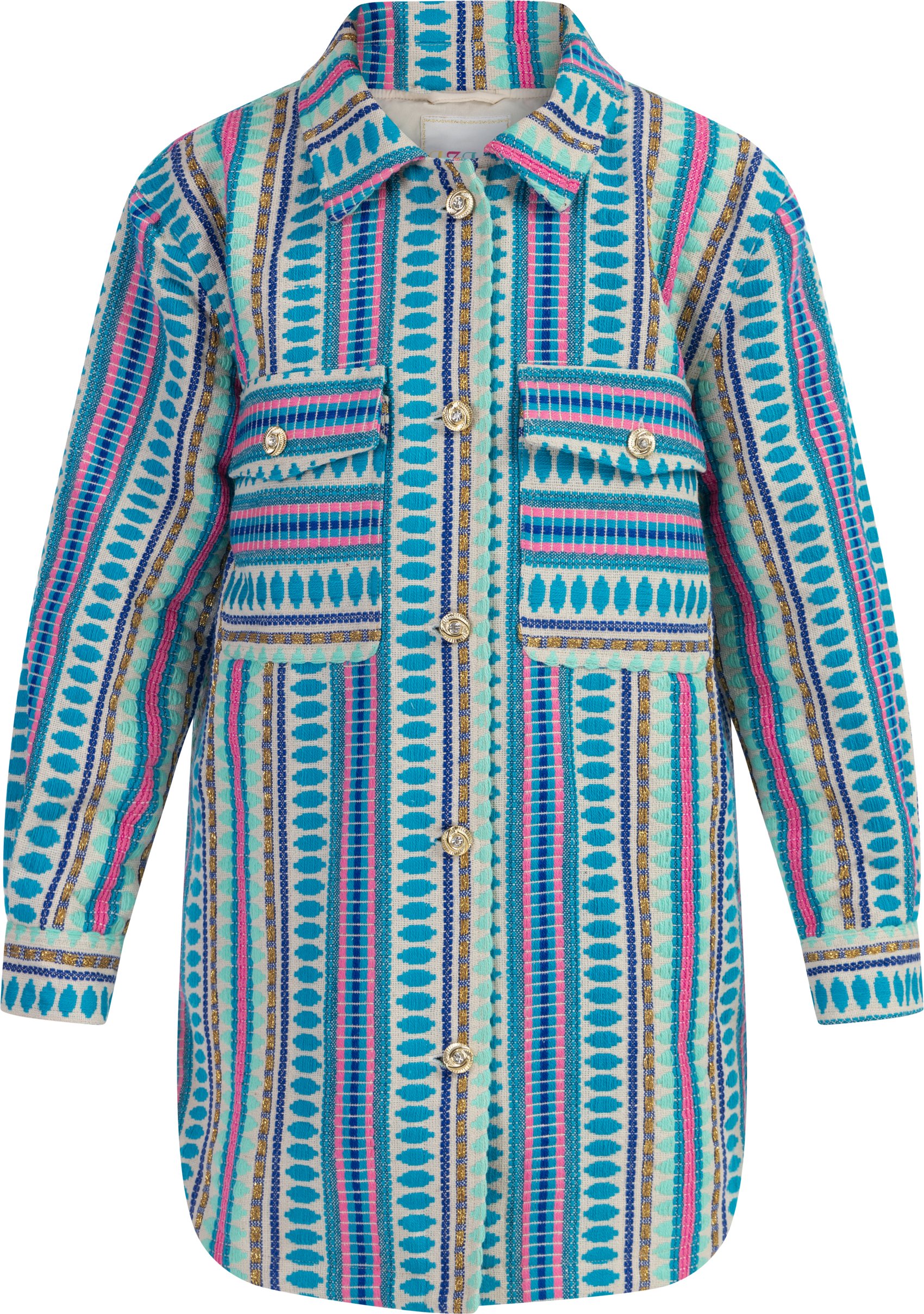 Thumbnail - IZIA Hemdjacke Mädchen Mehrfarbig Blau