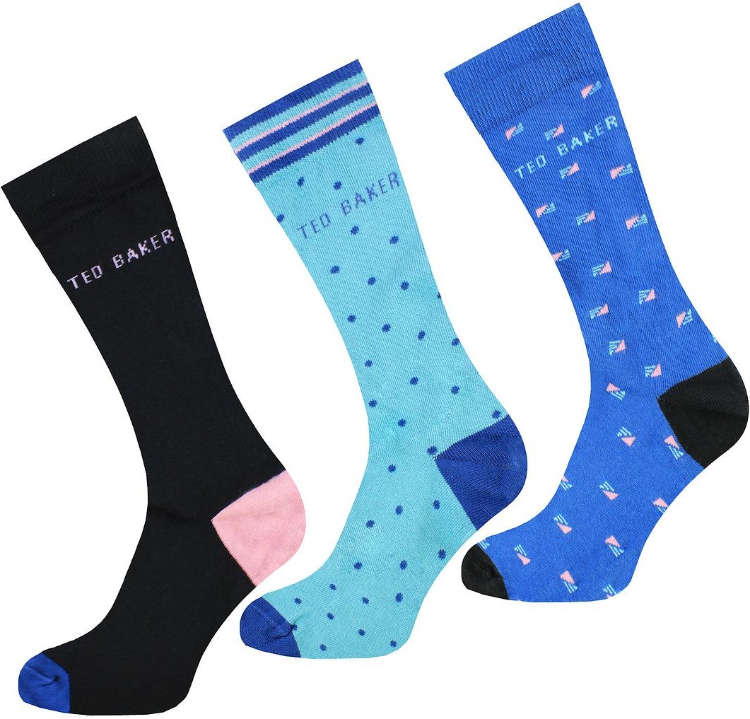 Ted Baker Twotk 3er-Pack verschiedene Herrensocken