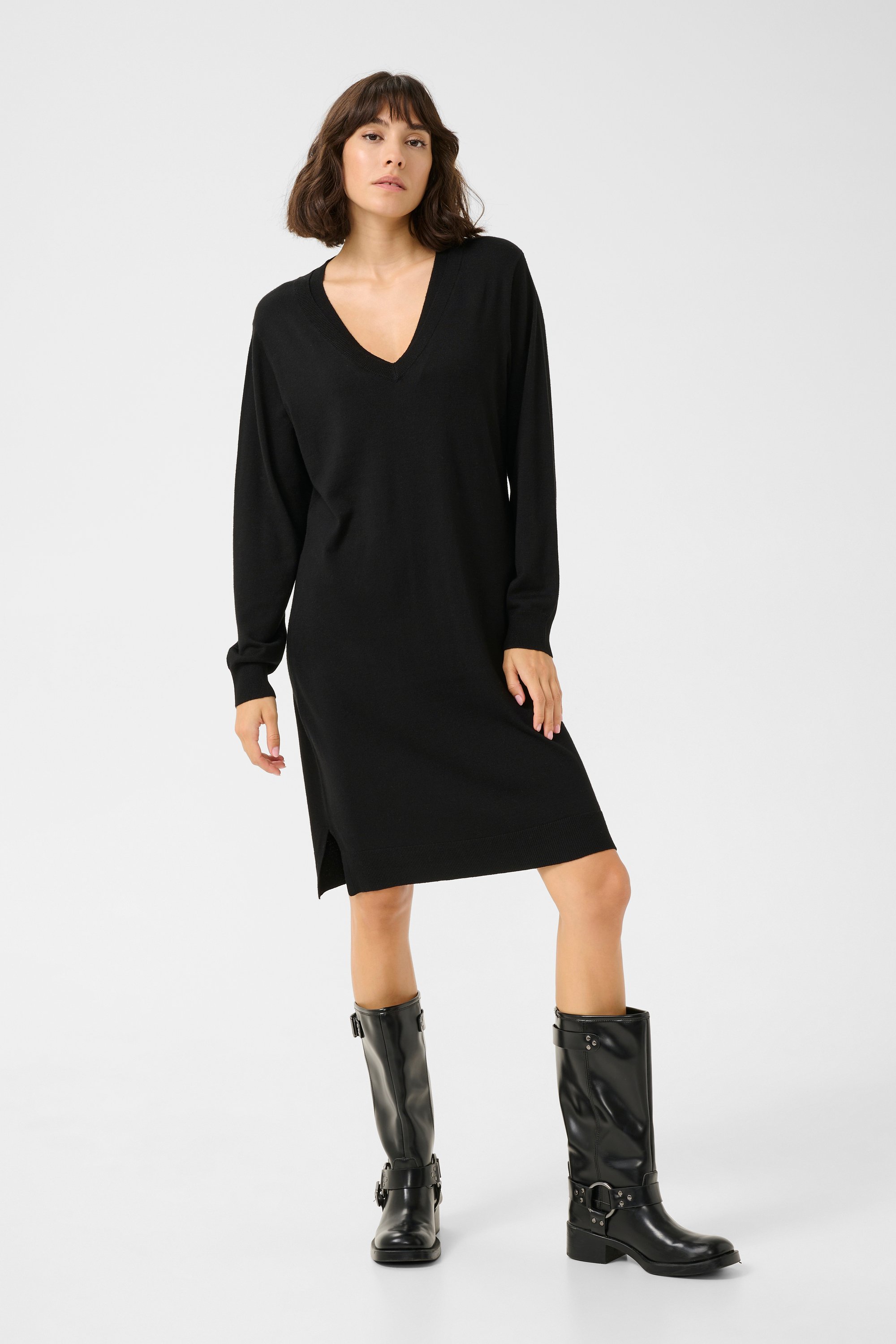 Thumbnail - Kleid Regular fit black