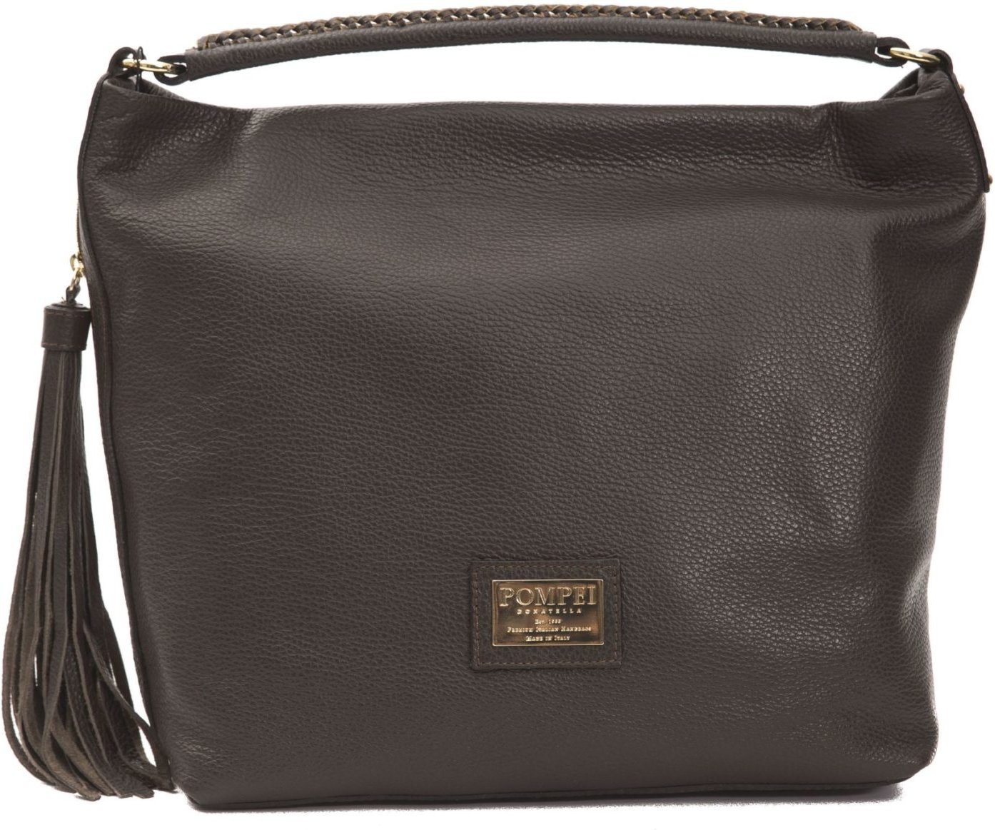 Pompei Donatella Brown Leather épaule pour femmes