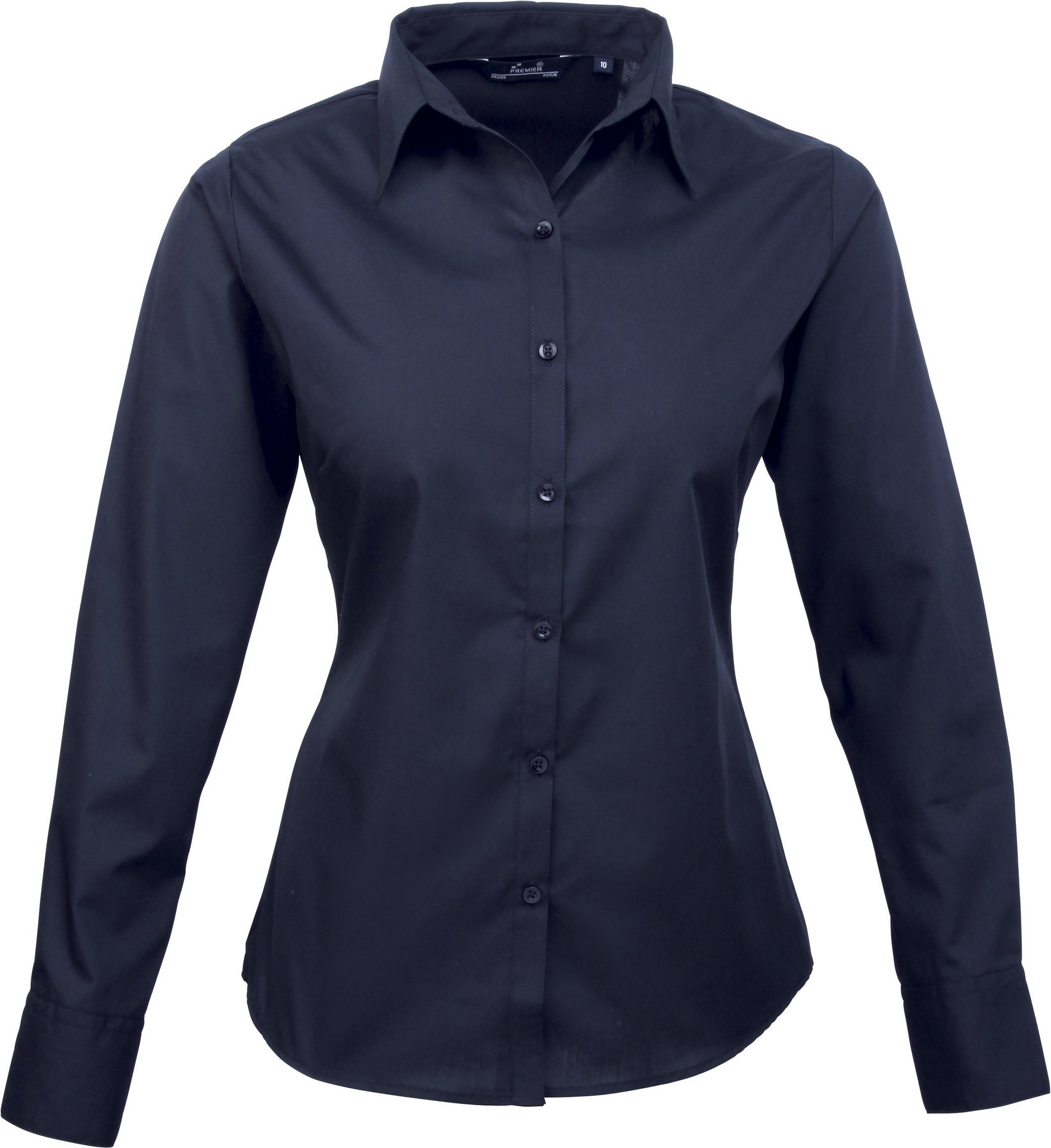 Premier - Bluse für Damen Langärmlig (Marineblau)