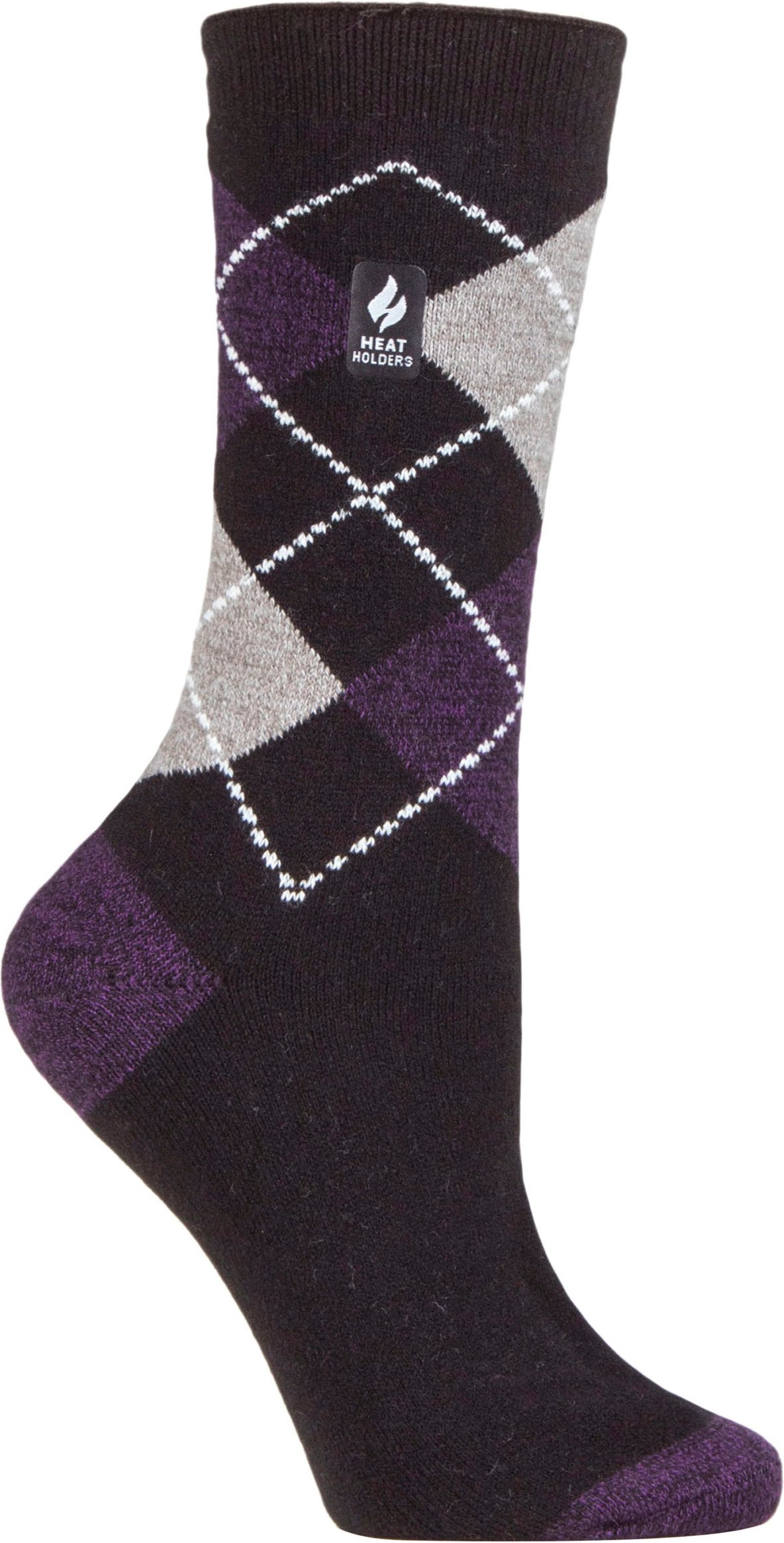 Heat Holders Lite - Isolierte Thermosocken für Damen | Mehrere Designs einschließlich Argyle Streifen Herzen Sterne | Wa...