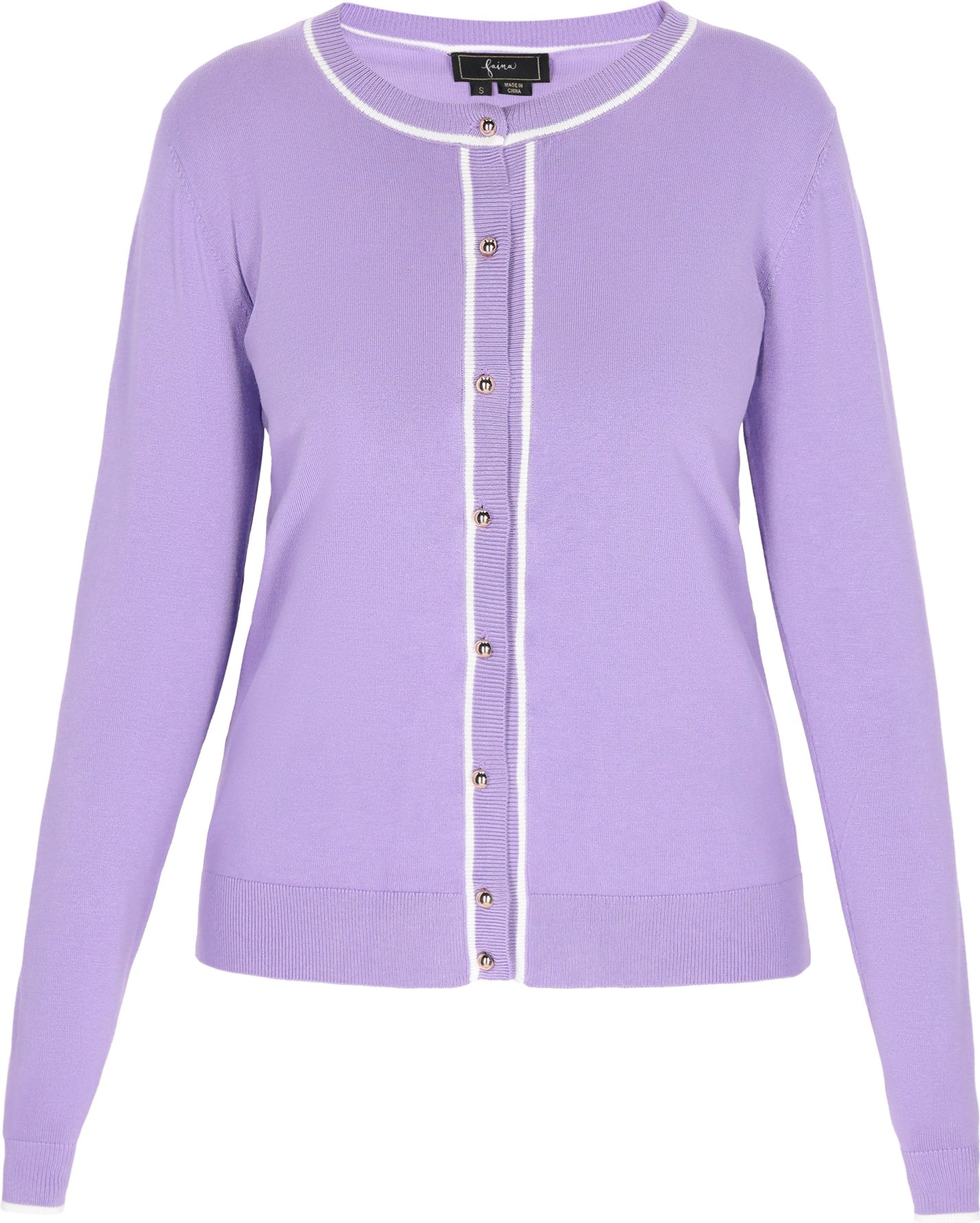 Thumbnail - Faina Strickjacke Frauen Lavendel