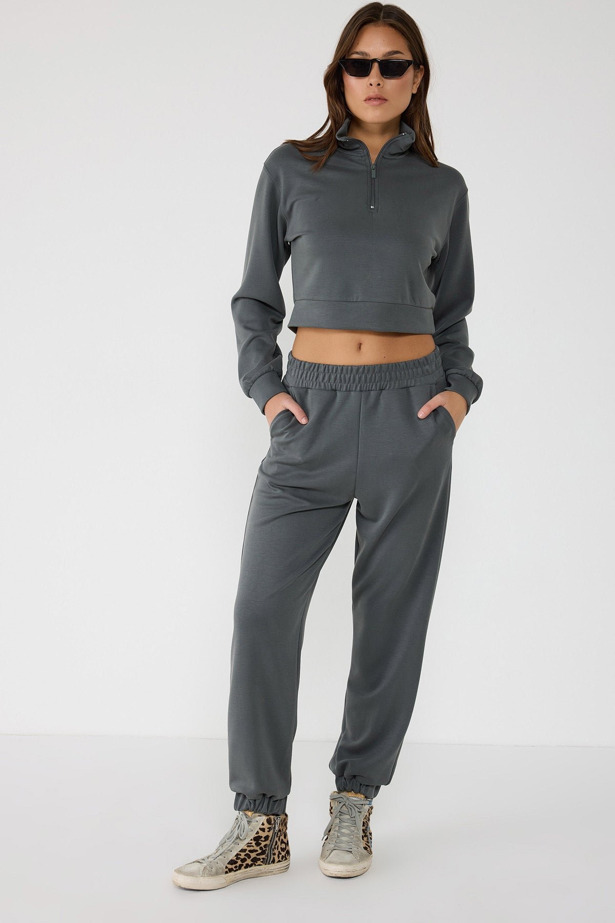 Verstellbare Taille Soft-Touch-Sweatpants