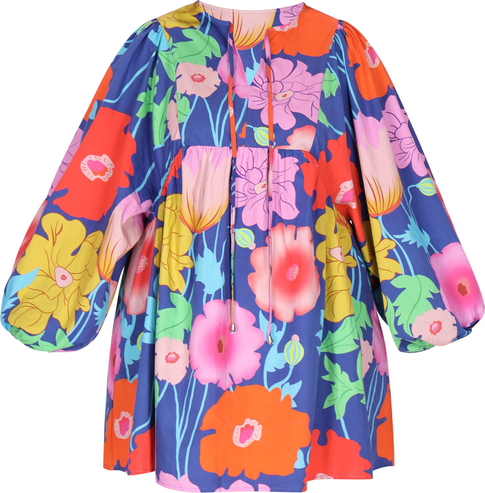 IZIA Kleid in großen Größen Damen Blau