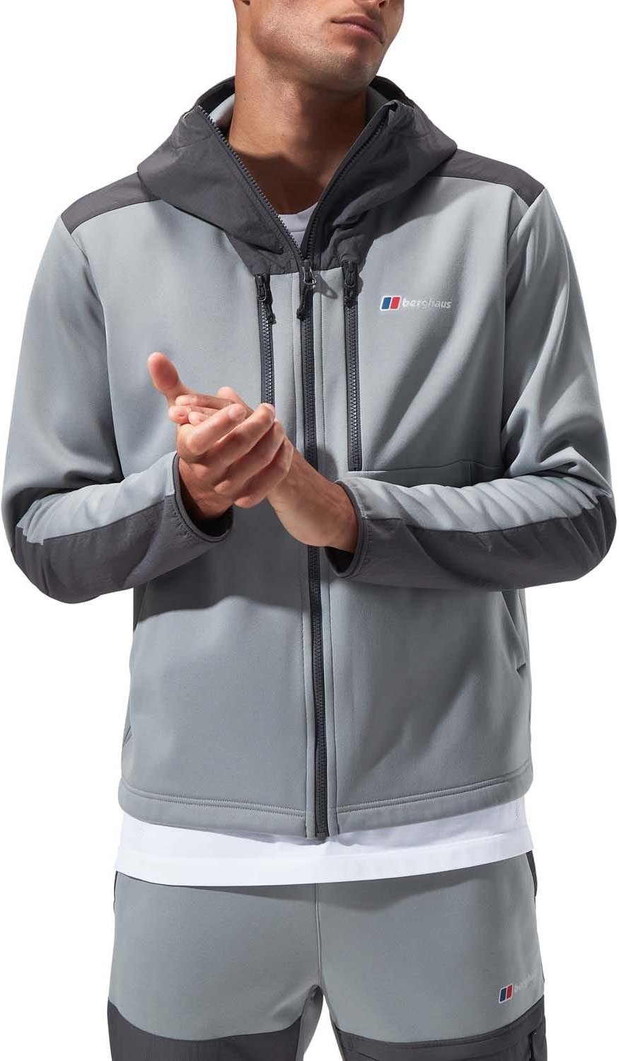 Berghaus - "Reacon" Jacke mit Kapuze für Herren (Grau/Schwarz)