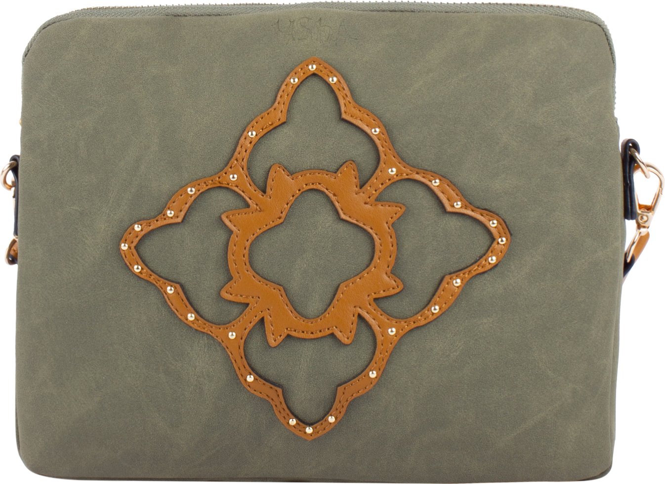 usha Umhängetasche Damen oliv