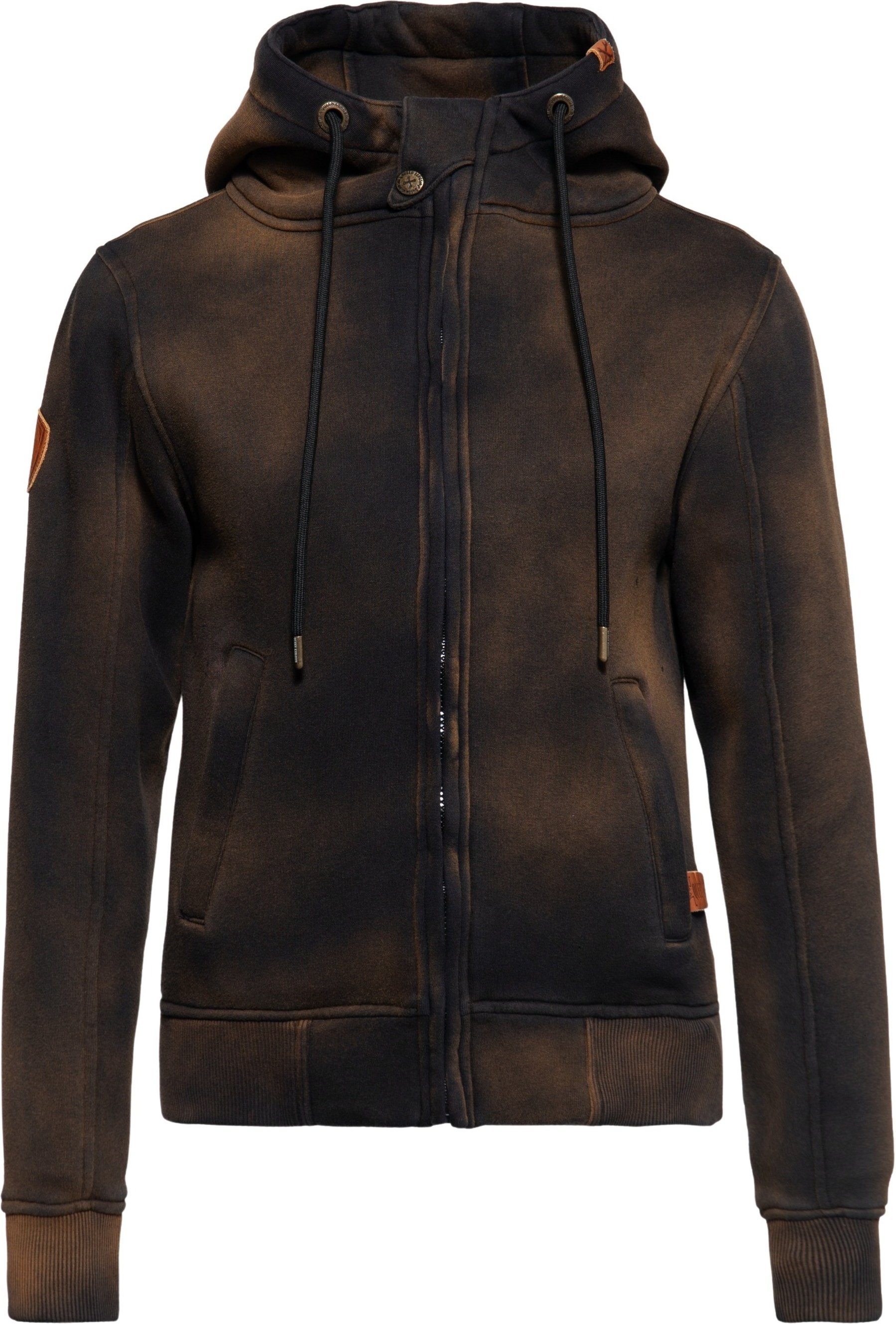 Queen Kerosin Damen Outdoor Sweatjacke Q.K. Adventure Gear braun