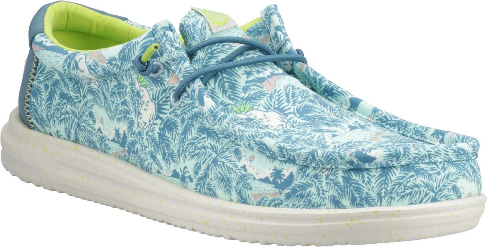 HEYDUDE Wally H2O Tropical Nylon Herren Blau Tropical Bootsschuhe