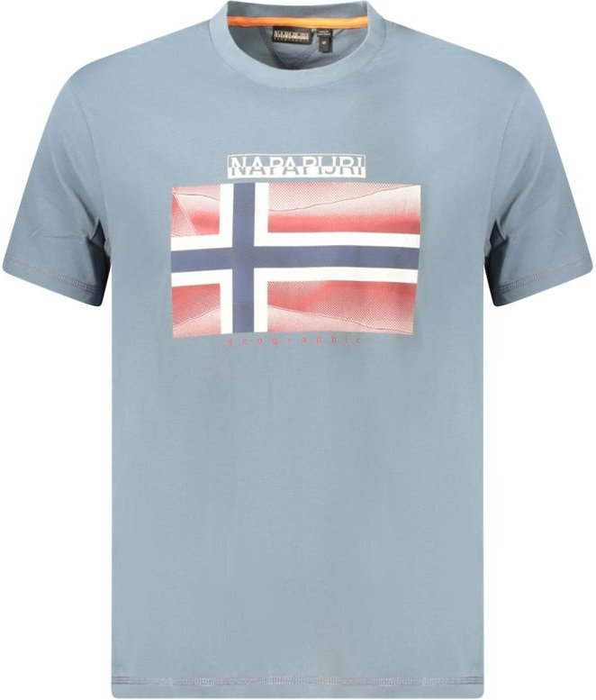 Geografisches T-Shirt Crew Neck Grafiktee