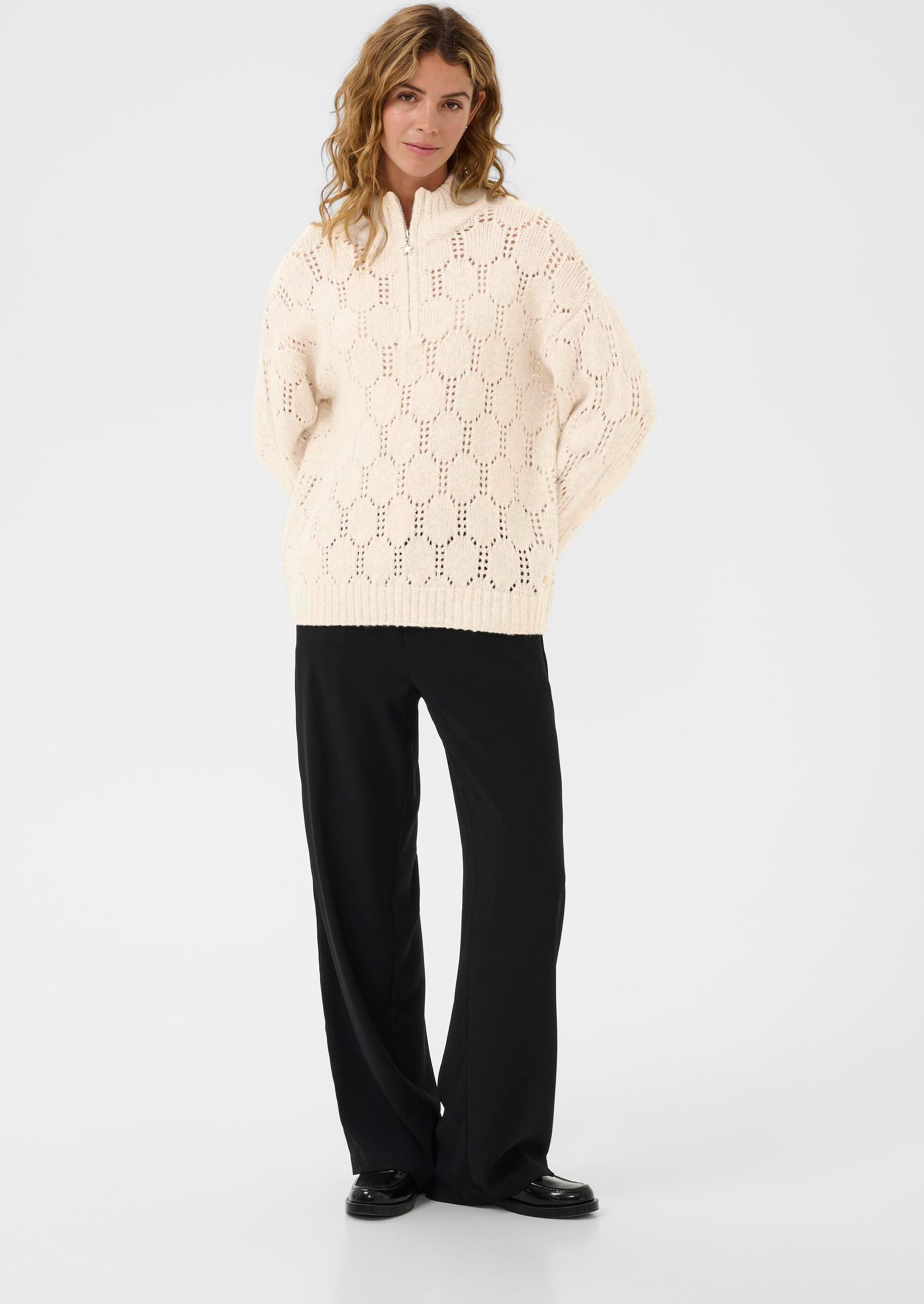 Strickpullover CRZilla Loose fit beige