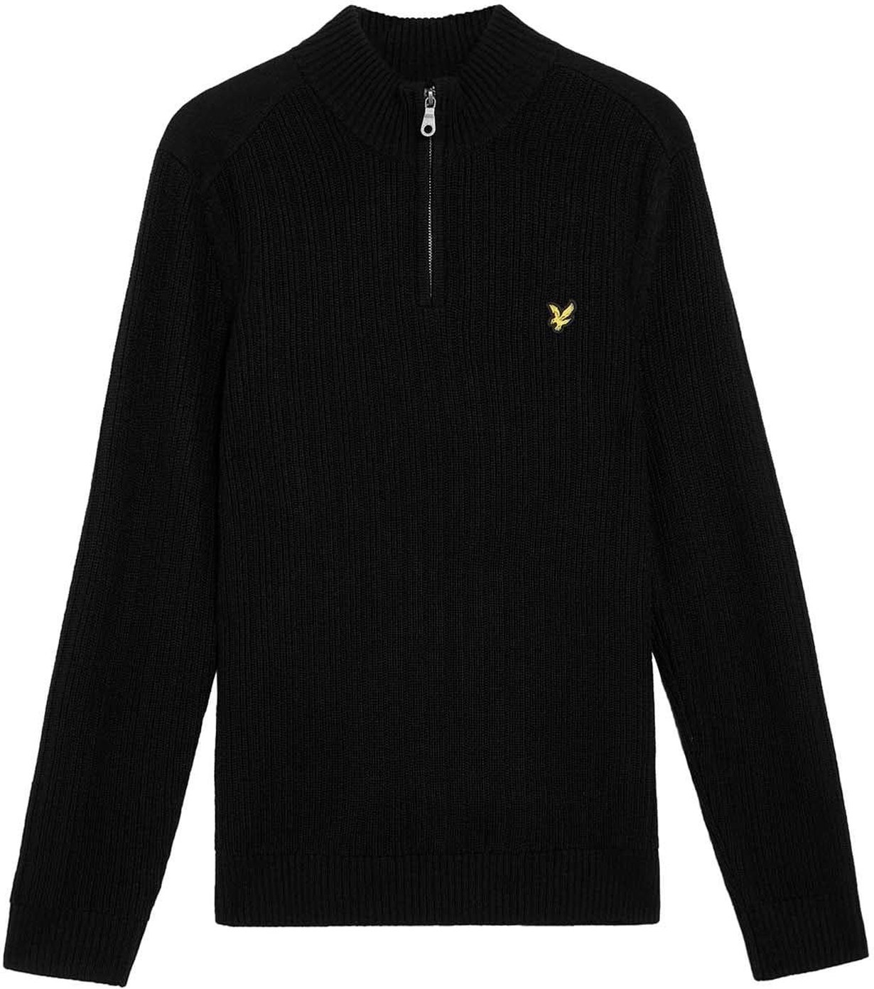 Lyle & Scott - Pullover für Herren, gerippt (Schwarz)