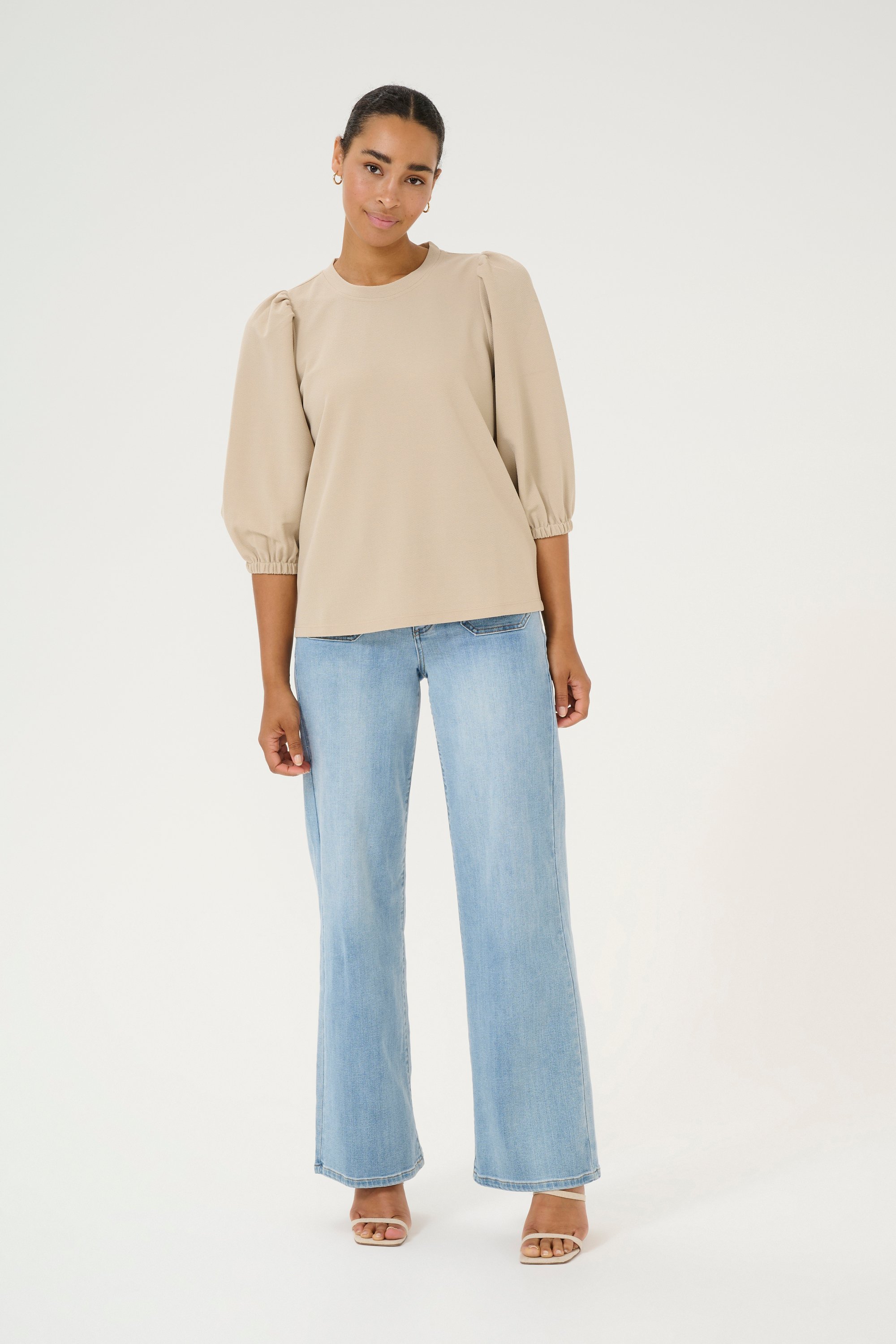 Langarm-Shirt Regular fit Feather Gray