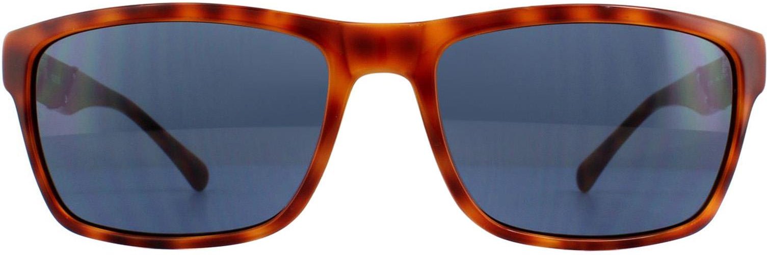 Guess Rectangle Mens Honey Tortoise Blue Sonnenbrille