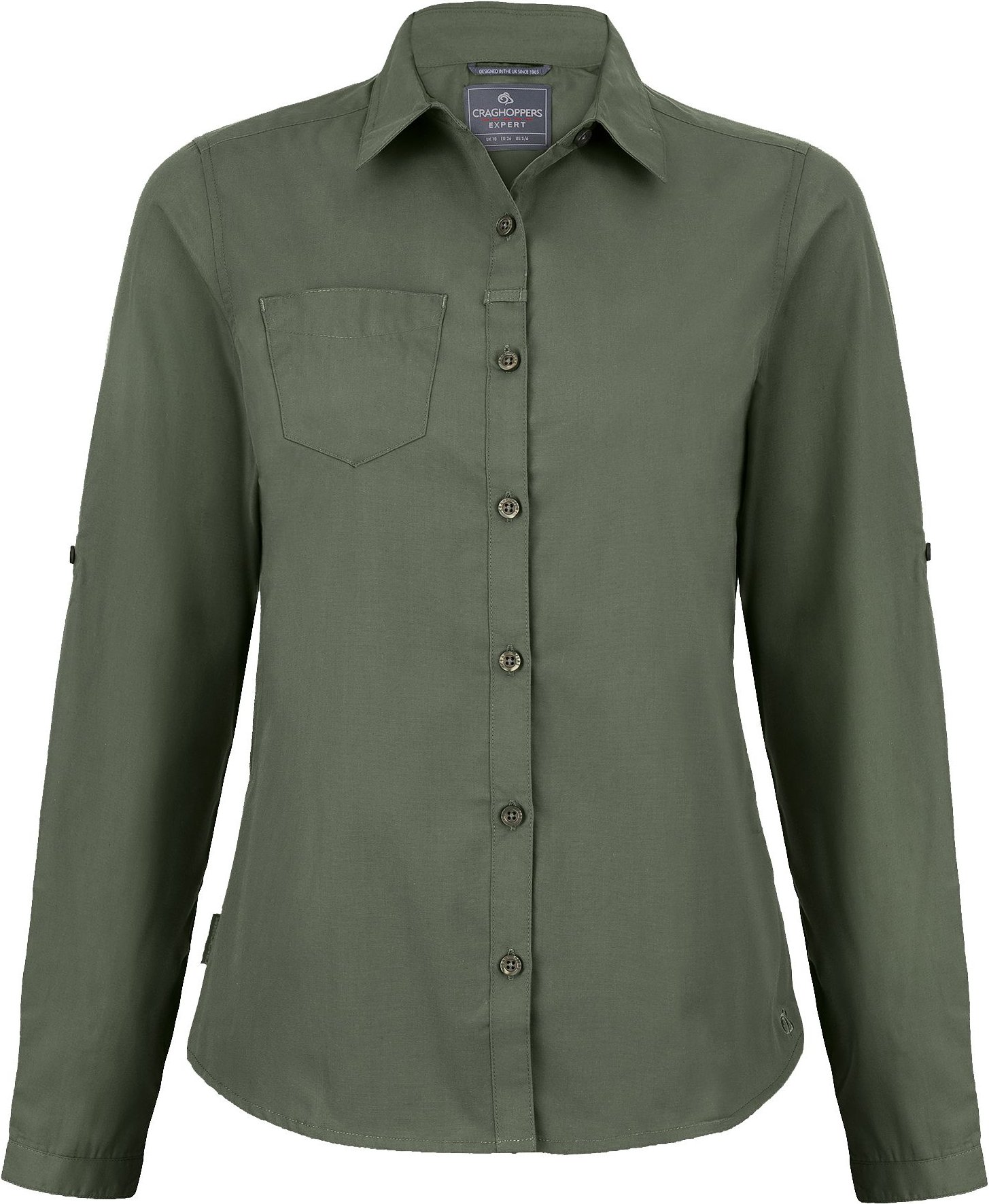 Craghoppers - "Expert Kiwi" Hemd für Damen (Zedern-Grün)