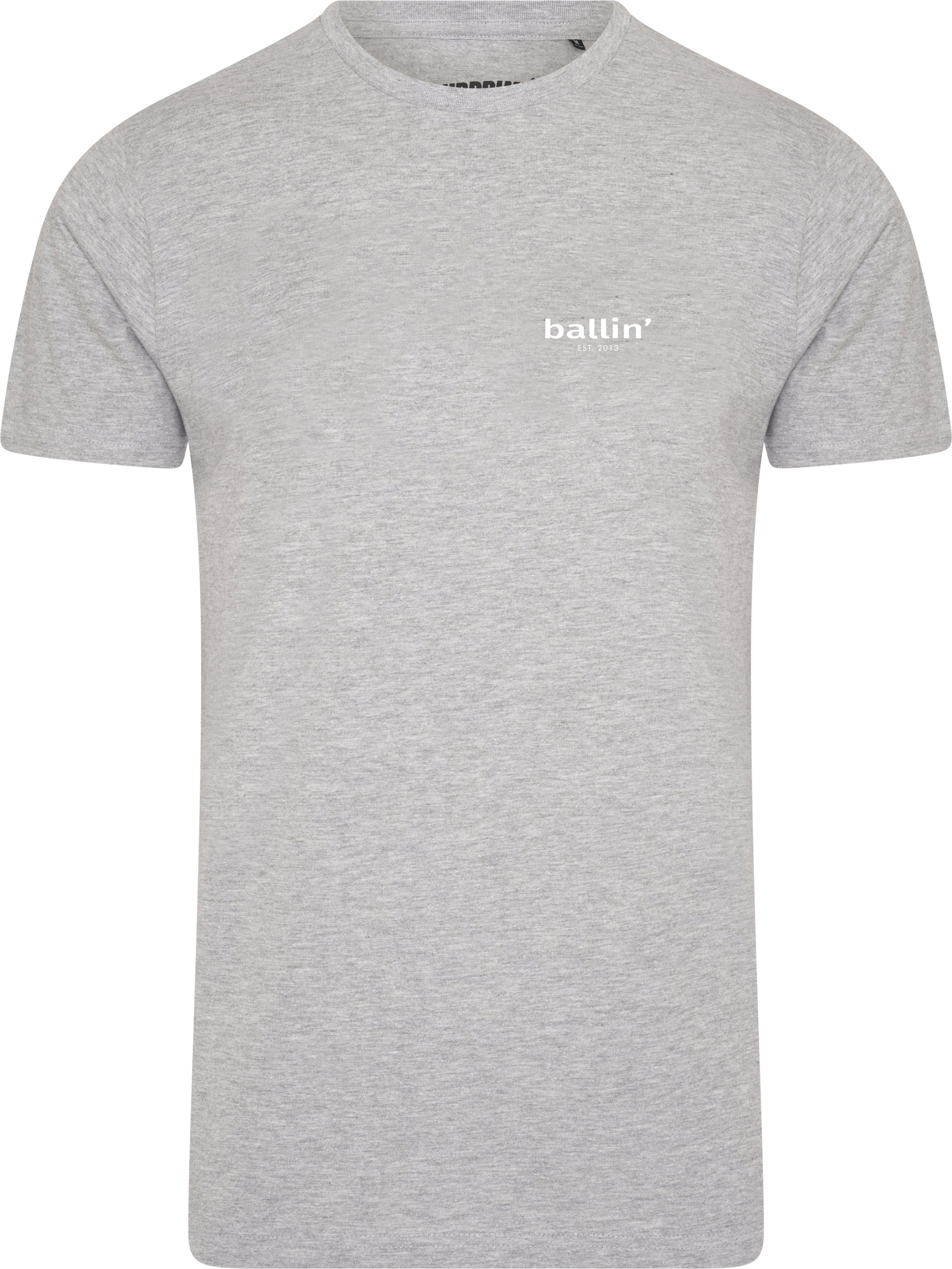 Small Logo Shirt von Ballin Est. 2013 in der farbe Grau und in größe XXL.