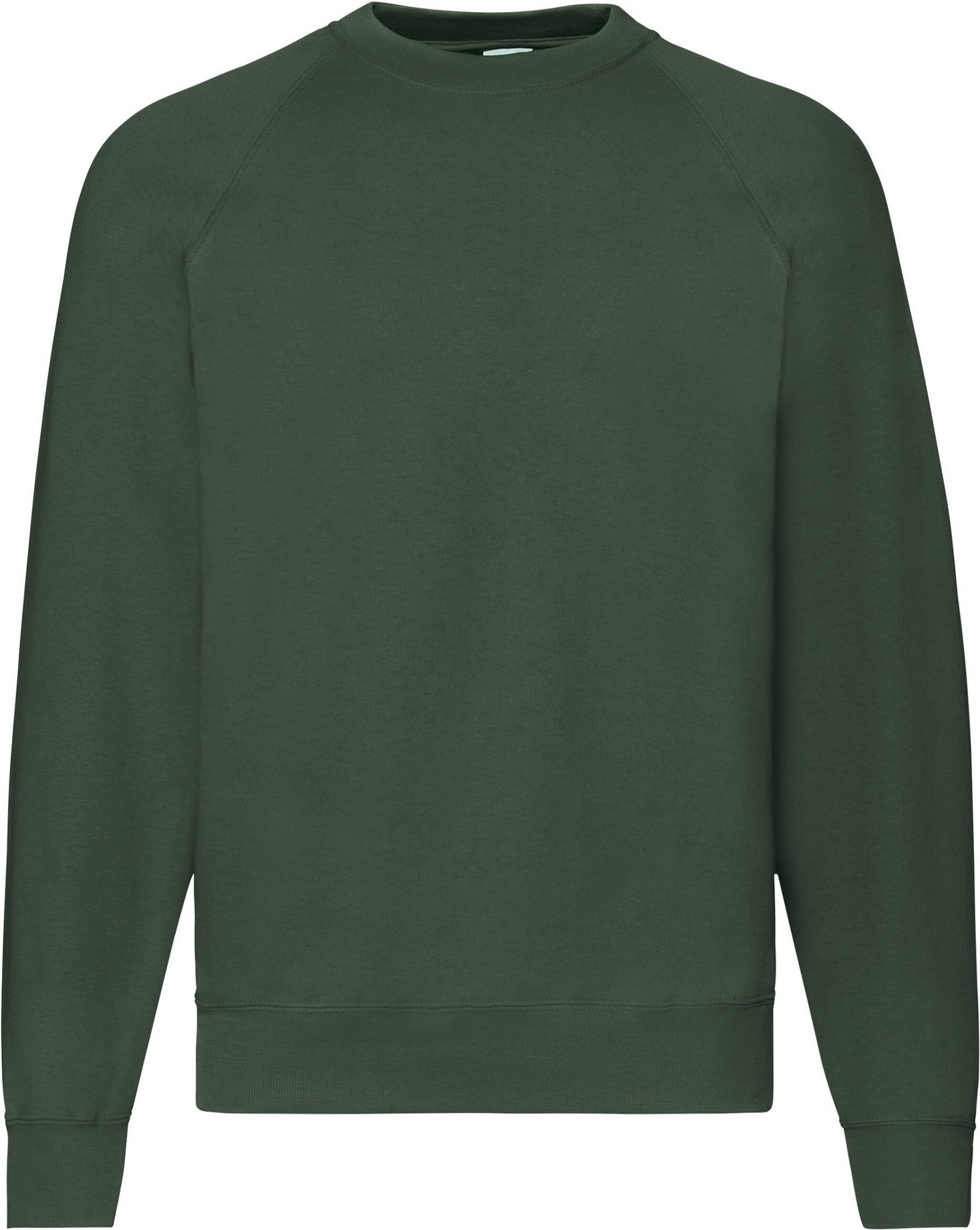 Thumbnail - Fruit of the Loom - "Classic" Sweatshirt für Herren Raglanärmel (Flaschengrün)