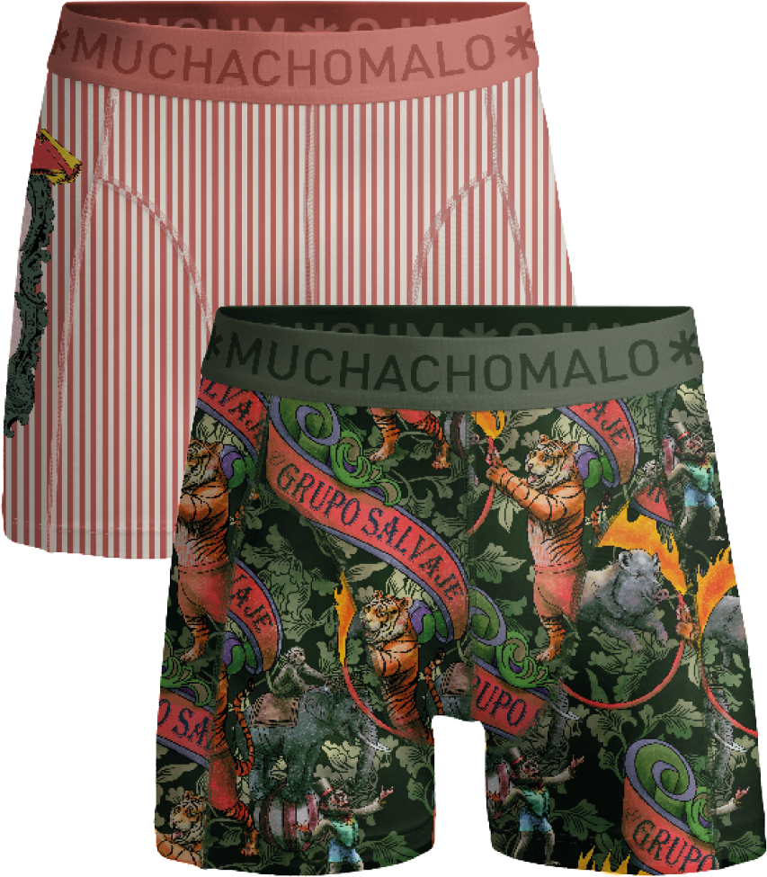 Muchachomalo Herren Boxer Shorts - 2er Pack - Herren Unterwäsche