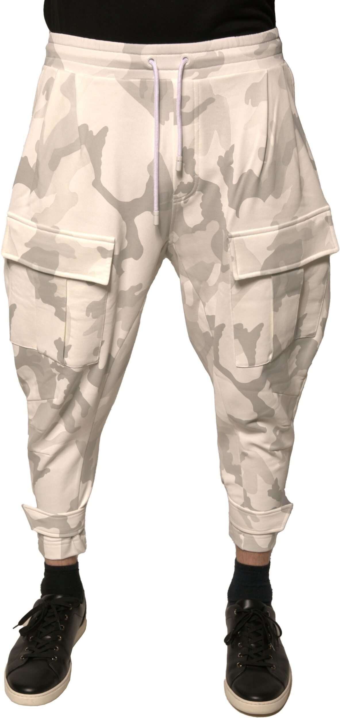 Lässige Jogginghosen mit Camouflage-Druck