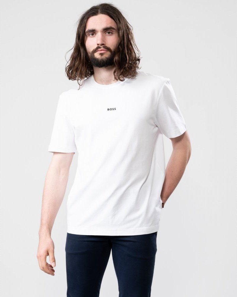 Thumbnail - BOSS Orange TChup Herren Rundhals T-Shirt mit kleinem Logo